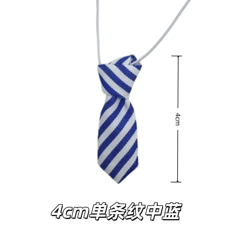 [single stripe] medium blue large tie