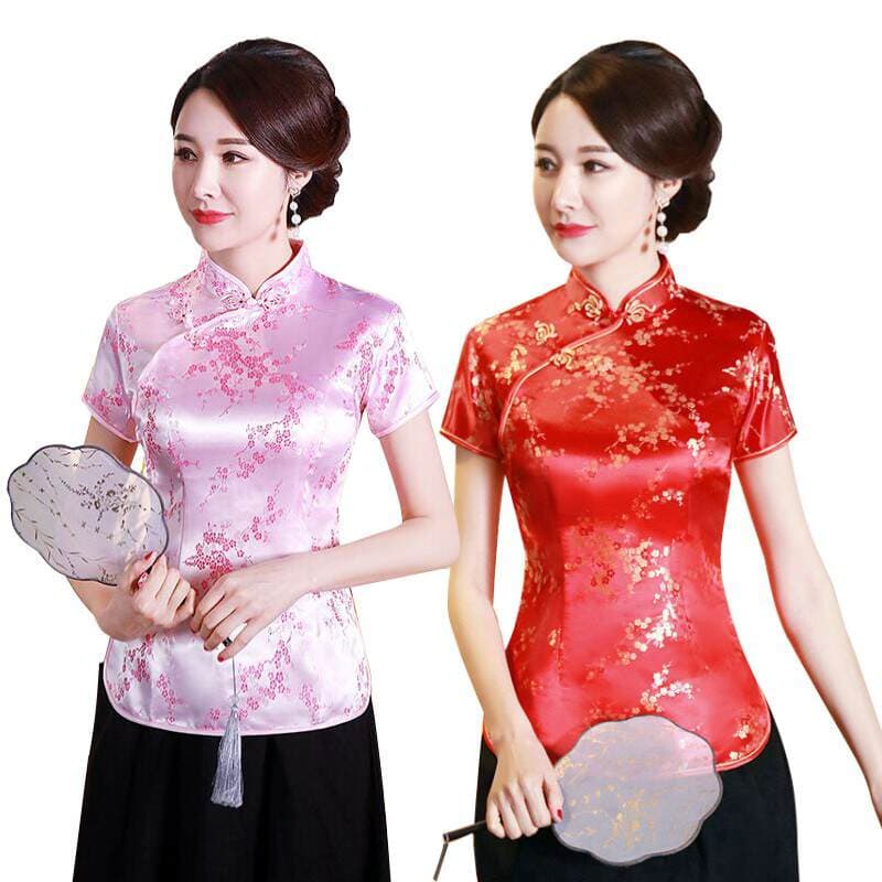 Jasper Lady's qadınlar üçün retro Çin üslubunda Çeonsam/Tanq kostyumu/Hanfu üst geyim 1