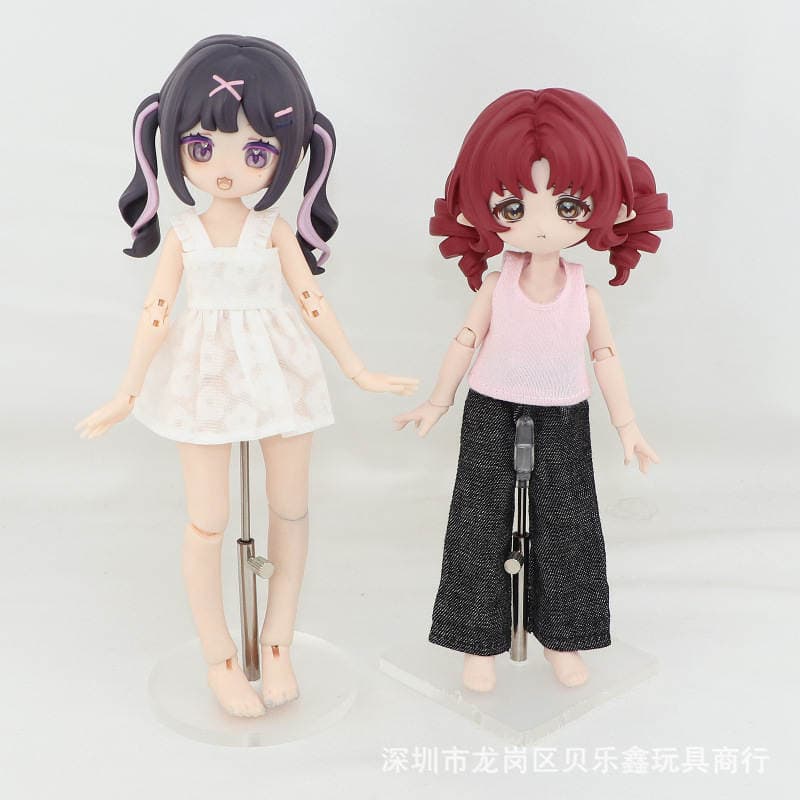 Bjd Stand for Dolls Ob11/Az Fairy Body 1/4 Scale Blind Box Doll a Si 2.0 Adjustable Display Stand Wholesale 1