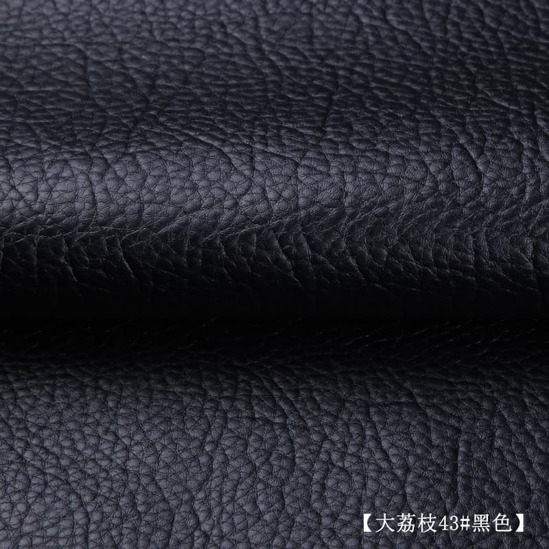43# black-large litchi pattern -140cm wide