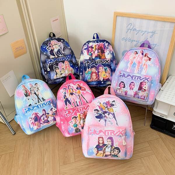 Korean Style Children's Schoolbag, New Kindergarten Backpack, Cartoon Cute Large-Capacity Backpack for Boys and Girls