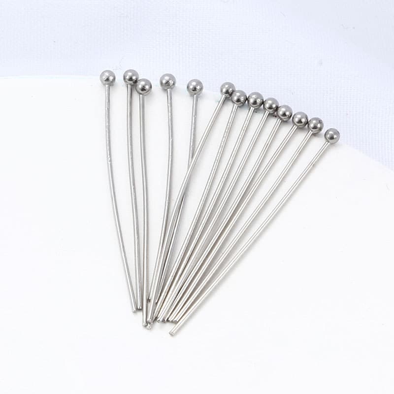 Steel color ball needle
