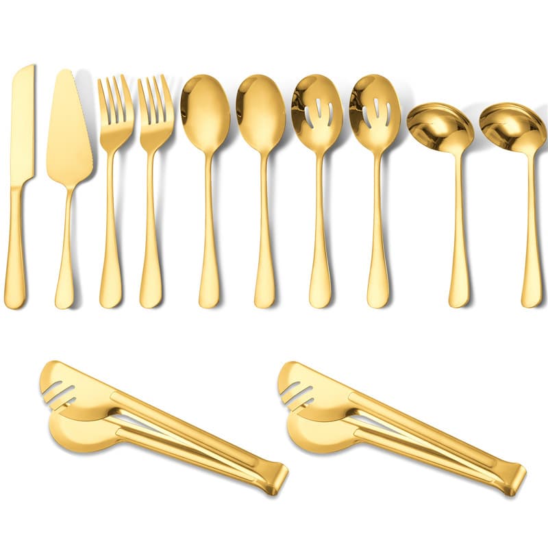 [gold 12-piece set] with semi-circle clip