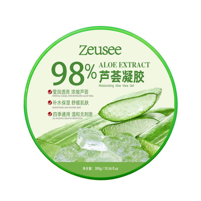 Aloe Vera Geli 98%, 300g. Nəmləndirici üz maskası. 5