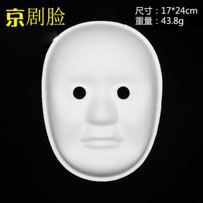 Blank peking opera face