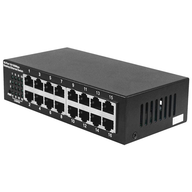BZ1611 16 Portlu 100 Mbit/s Şəbəkə Switch (Monitorinq və Ötürmə üçün) 4