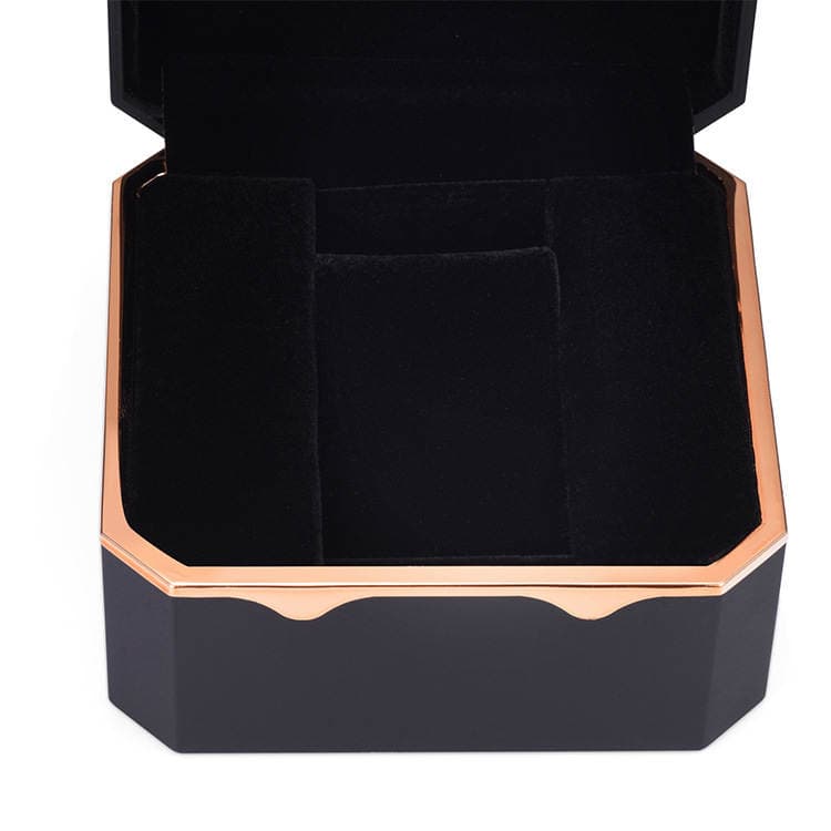 Ready-Made Octagonal Watch Box with Light, Creative Piano Lacquer Watch Box, Quartz Watch Storage Box, Jewelry Box Wholesale 5