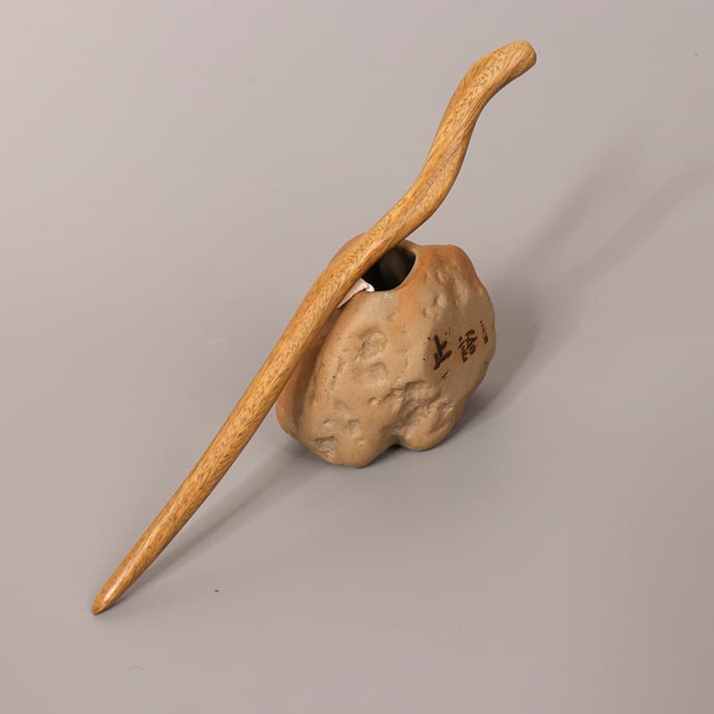 Green sandalwood hairpin---tianzhi (18cm)