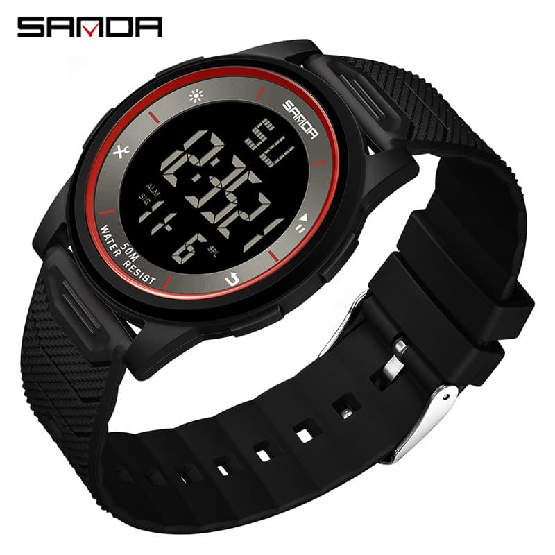 6107 black red