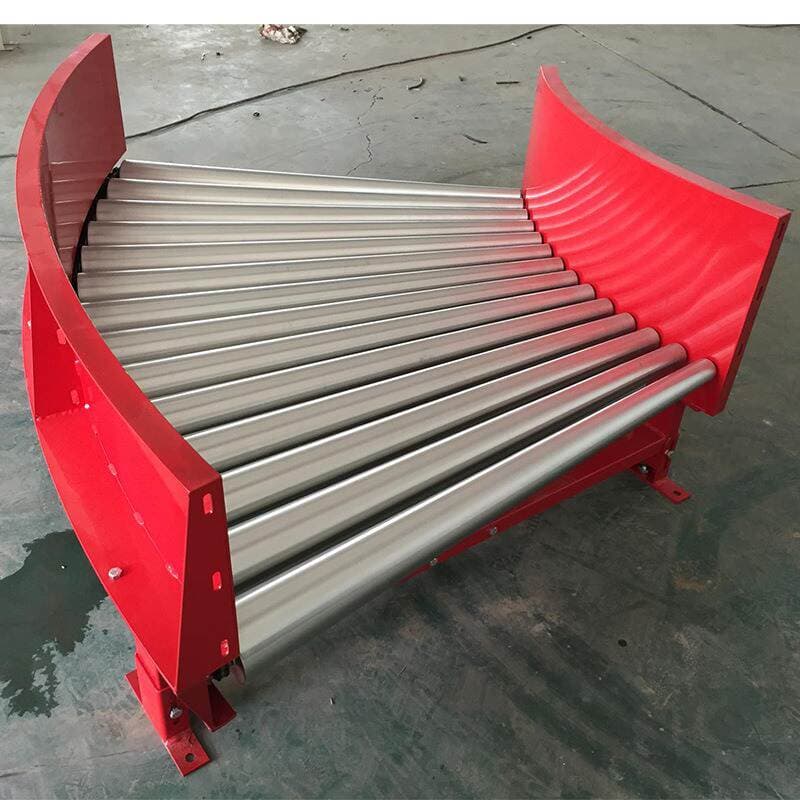 304 stainless steel roller conveyor unpowered handling logistics conveying equipment ring roller line conveyor 3