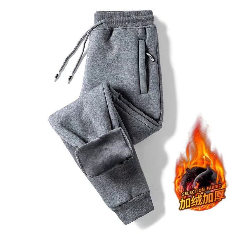 Screw-top double zipper plus velvet-dark gray