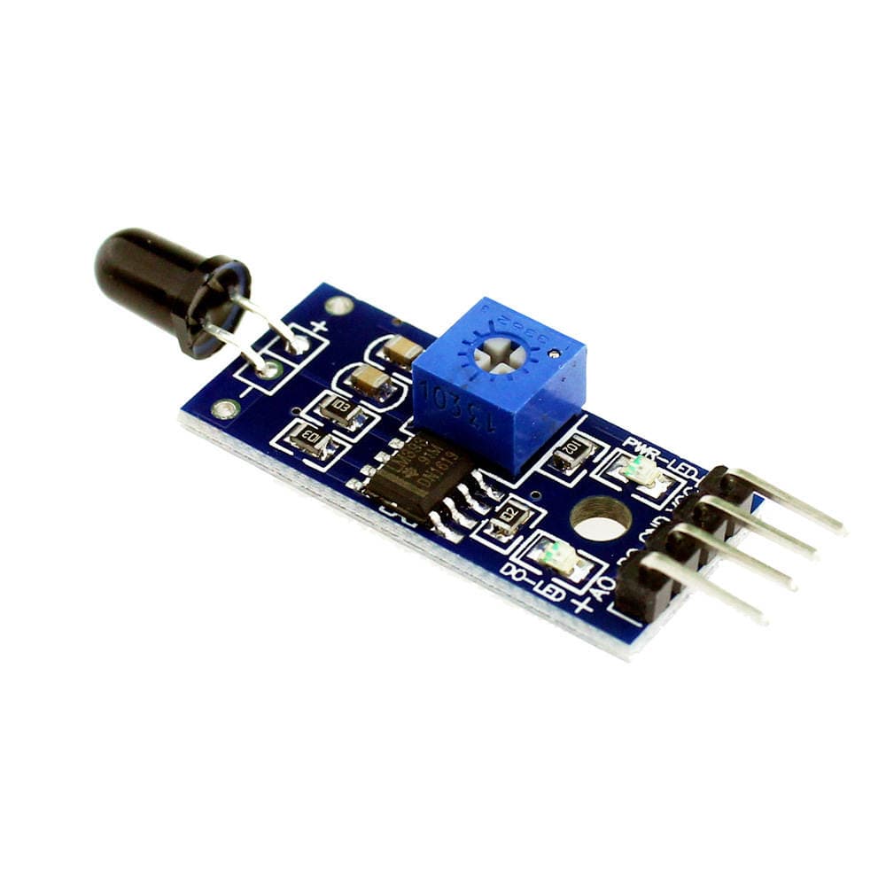 4-pin flame sensor module fire source detection module infrared receiving fire light detection alarm (4 wires) 2