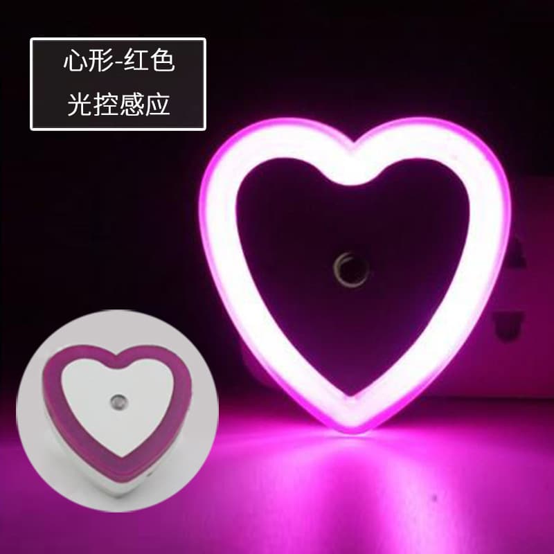 Light control model-heart-shaped red (us regulations)