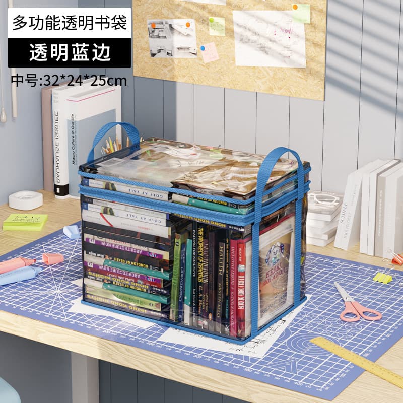 Storage Box blue edge (medium)