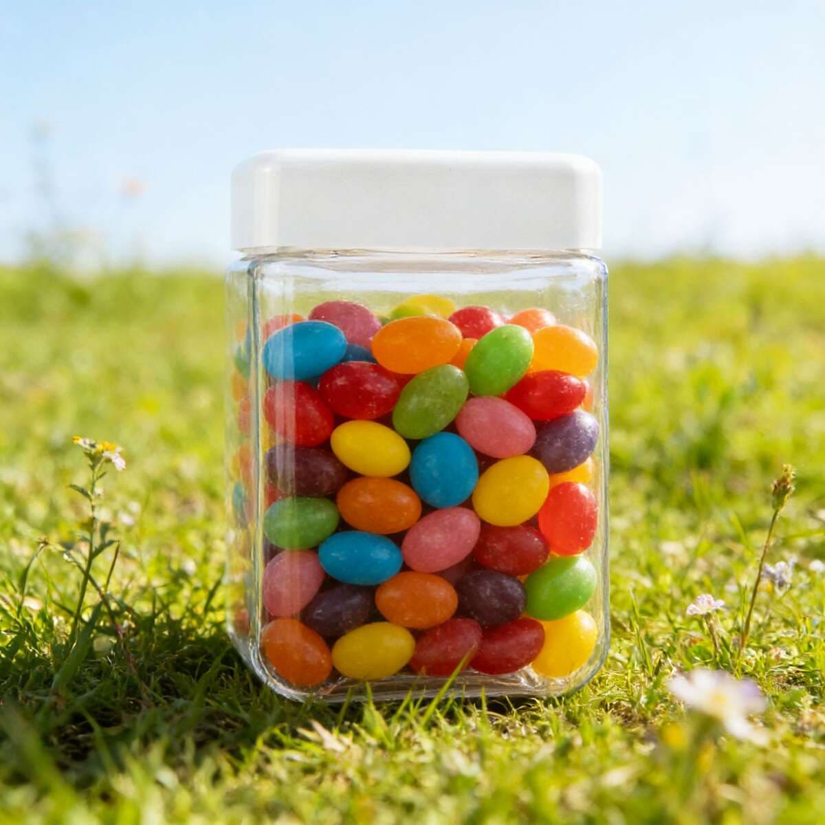 Taxıl, qəlyanaltı və qoz-fındıq üçün möhürlənmiş kvadrat plastik saxlama qabları 2