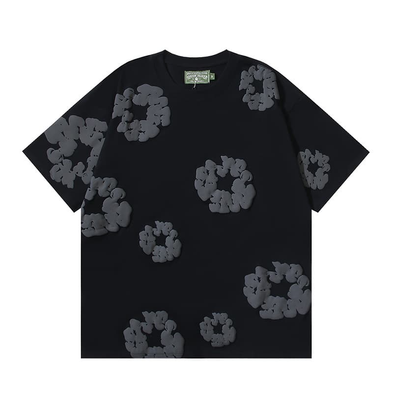 Round neck [black-grey]