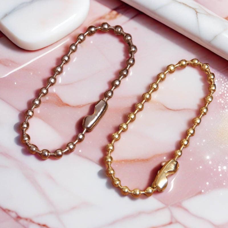 Clothing Accessories, Ropes, Clothes Hanging Ropes, Shoe Metal Hanging Beads, Luggage, Clothes Fixing Ropes, in Stock, Gold and Silver 1