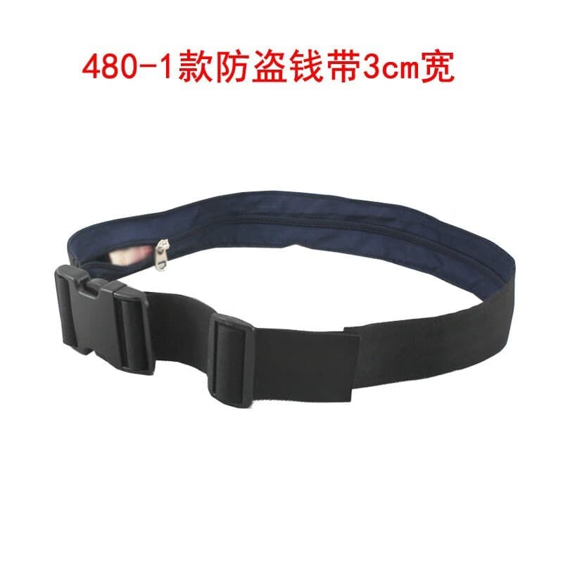 480-1 royal blue with black plastic buckle 3cm wide
