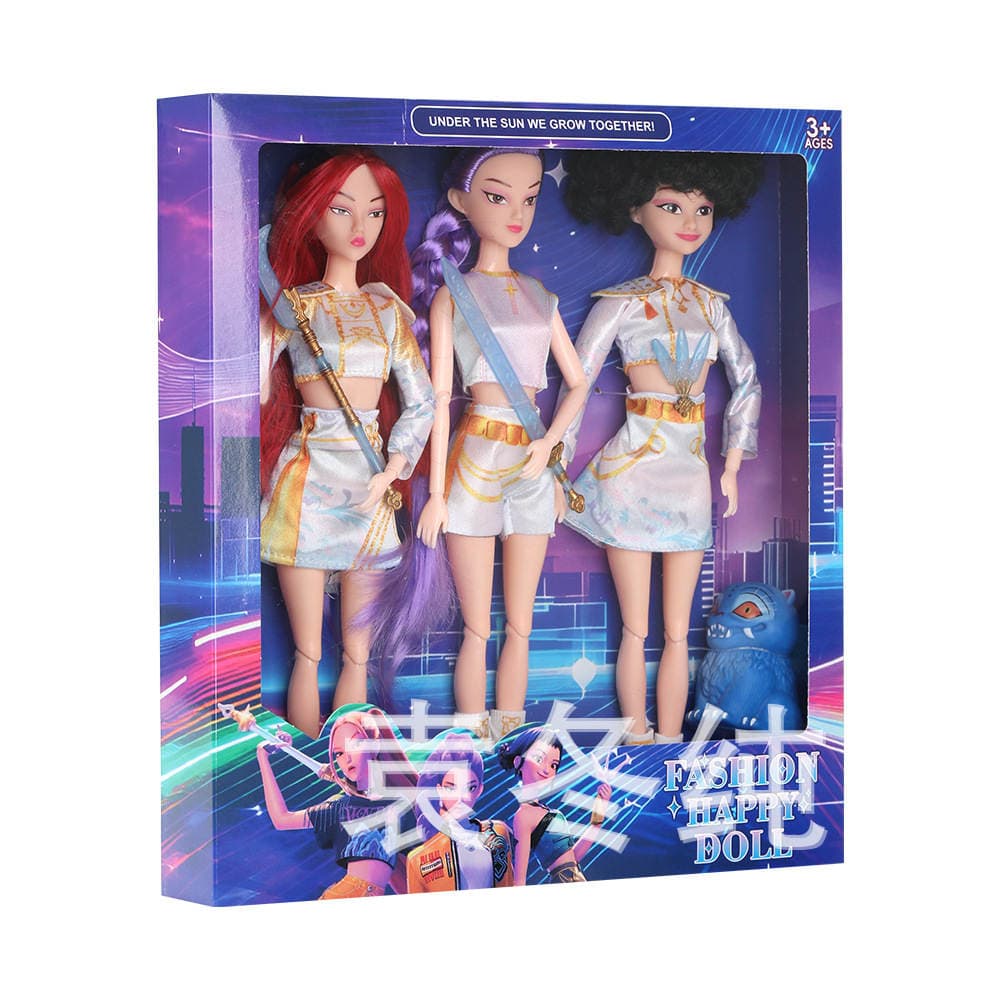 Versiya 3.0 Yeni Cadugər Ovçusu Qız Qrupu Hərəkətli K-Pop Kuklası 2