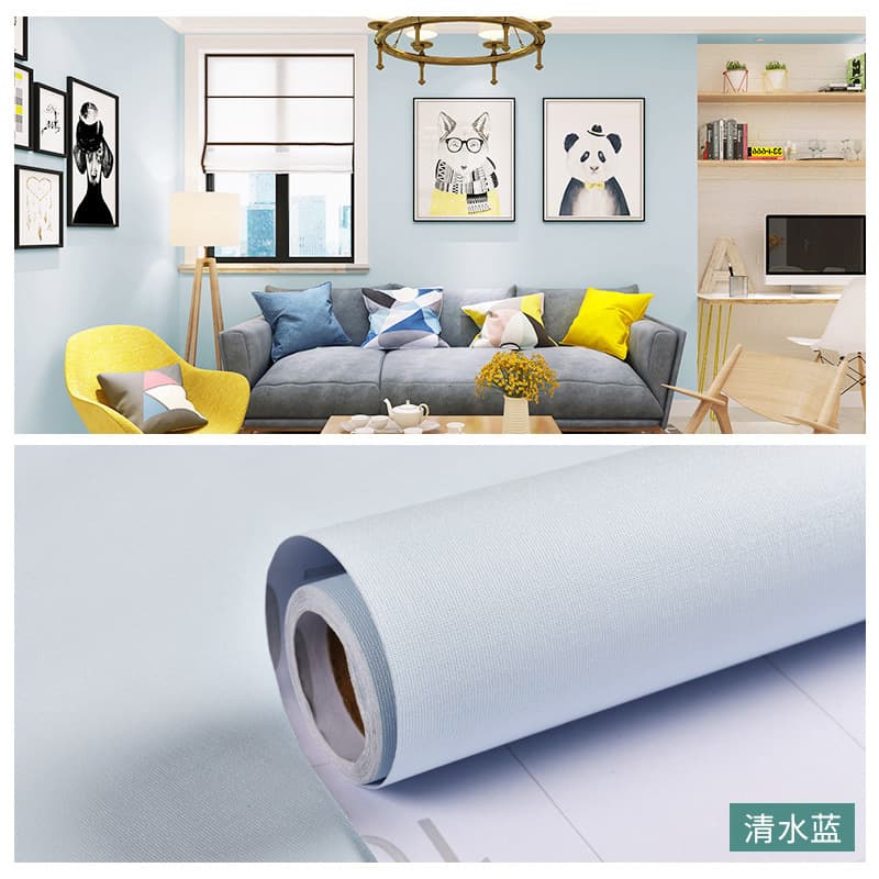 Macaroon Clear Water Blue -60cm * 1 m long