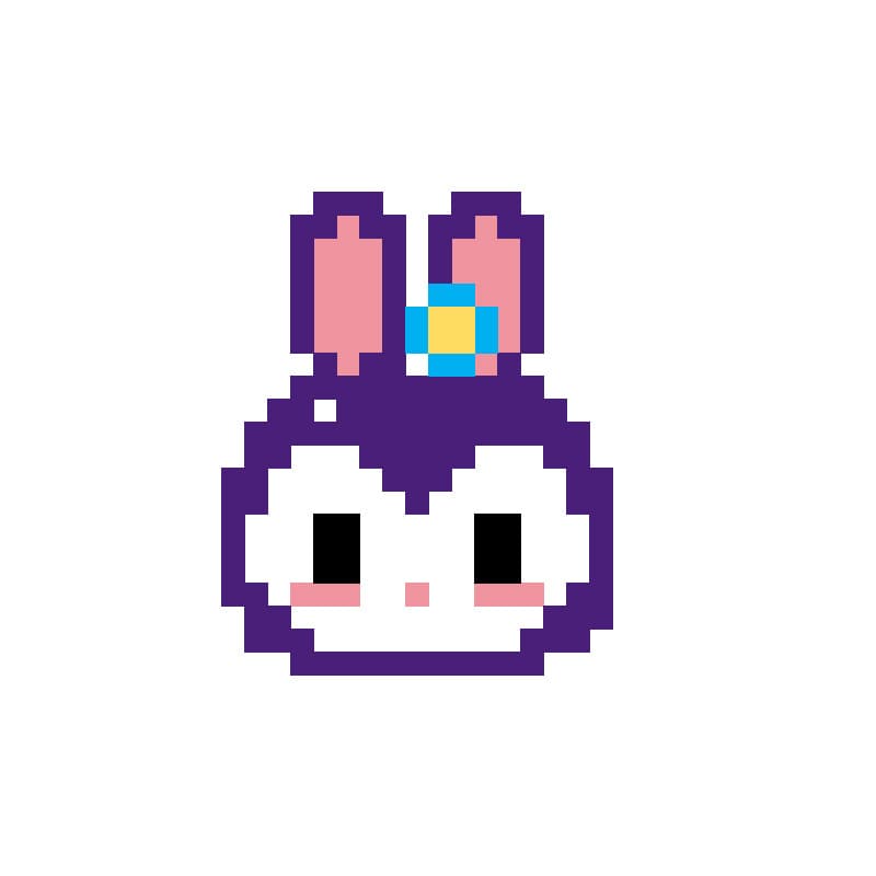 Pindou small set [purple rabbit]