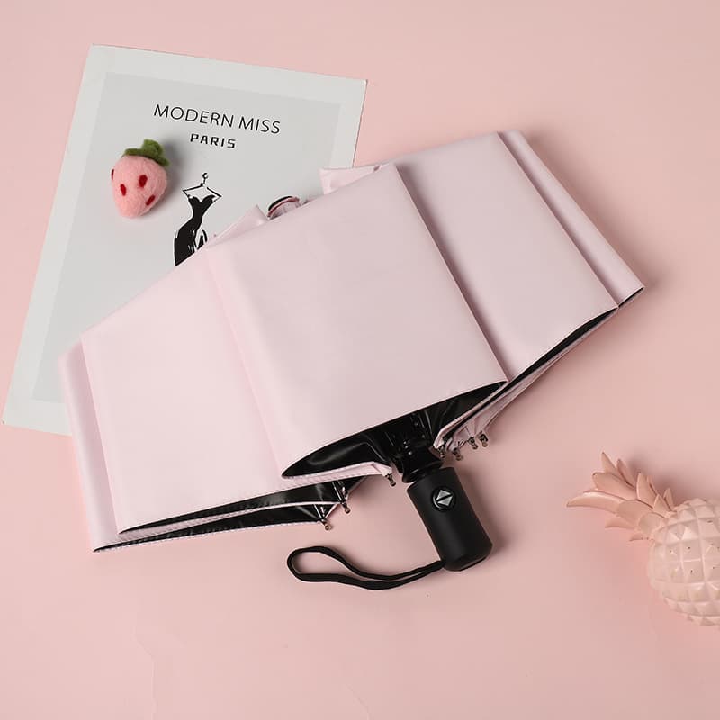 [automatic model] 8-bone automatic pure powder umbrella for rain or shine