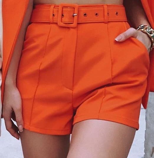 Orange shorts