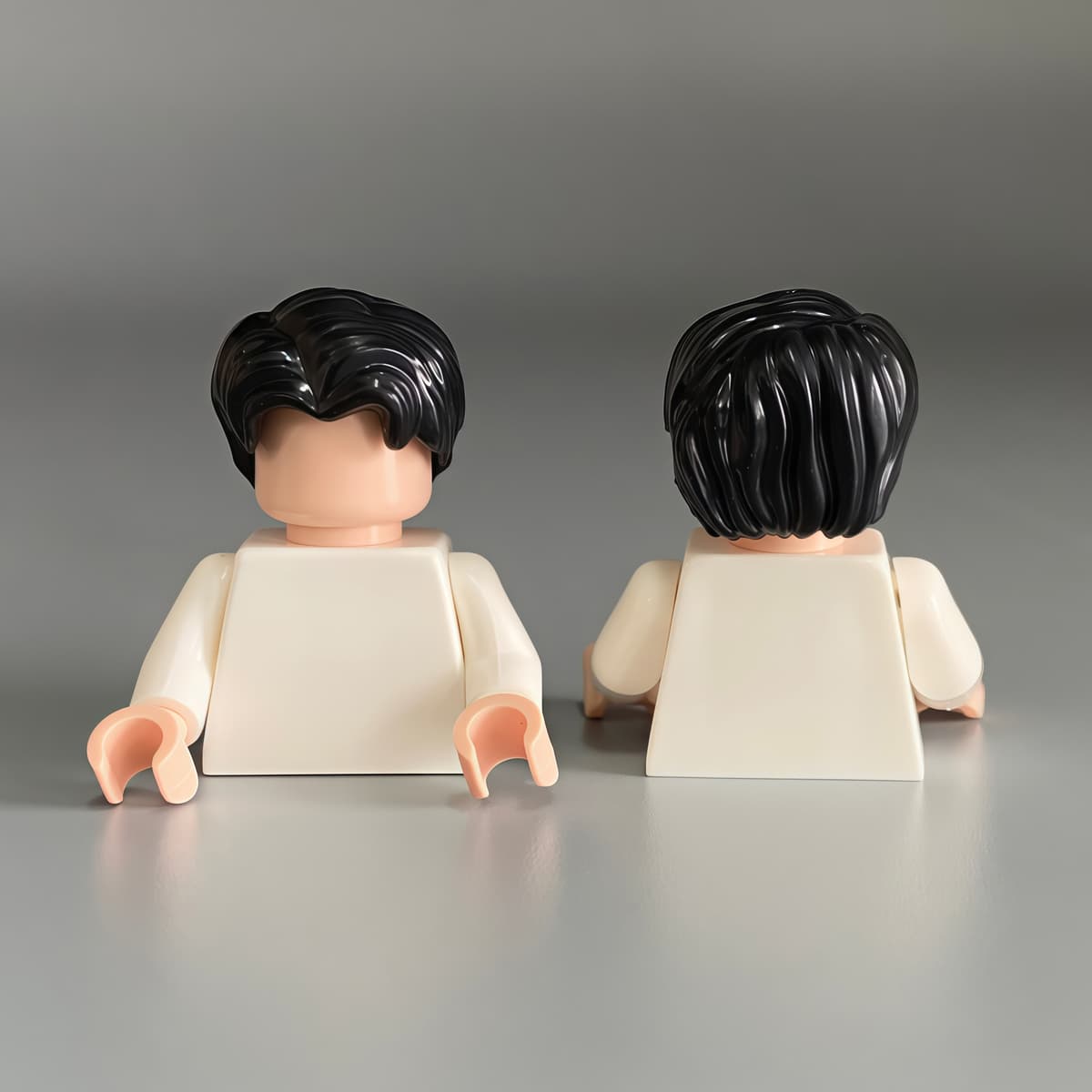 88283 - 7/3 side part hairstyle (new style) - black
