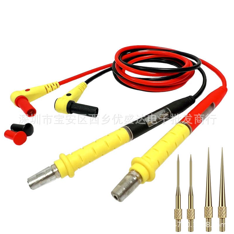 Special Pointed Steel Needle 20A Silicone Wire Multimeter Pen Universal Multimeter Pen Line Multimeter Pen Replaceable Needle 5