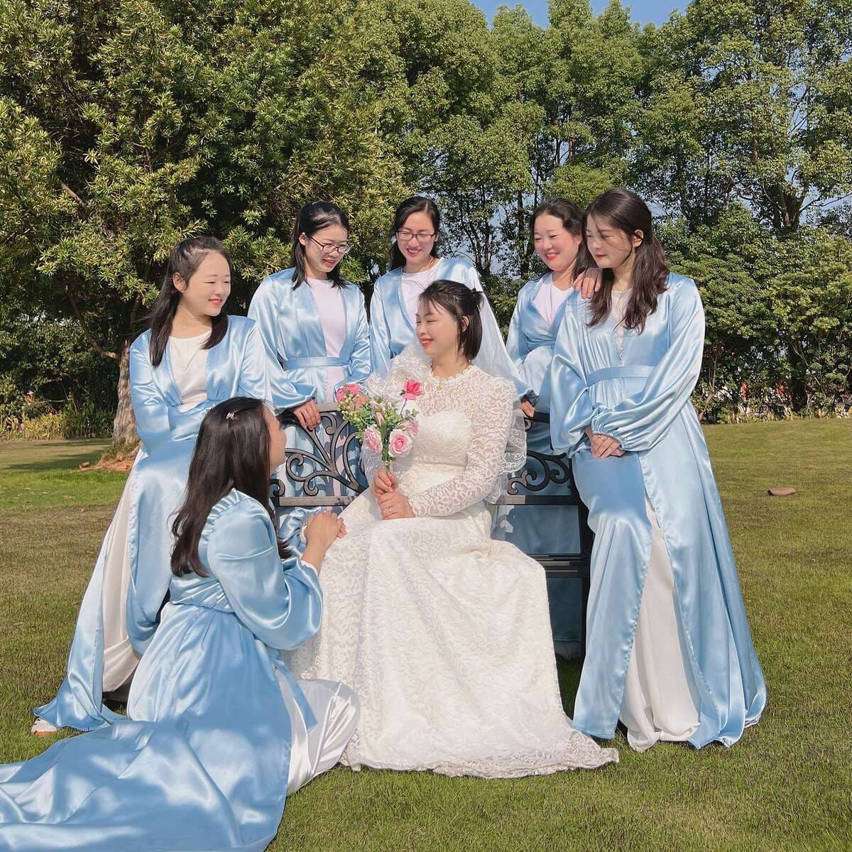 2023loriya Puff Sleeve Cardigan, 2023 Summer Colorful Elegant Wedding Bridesmaid Dress Long Dress 5