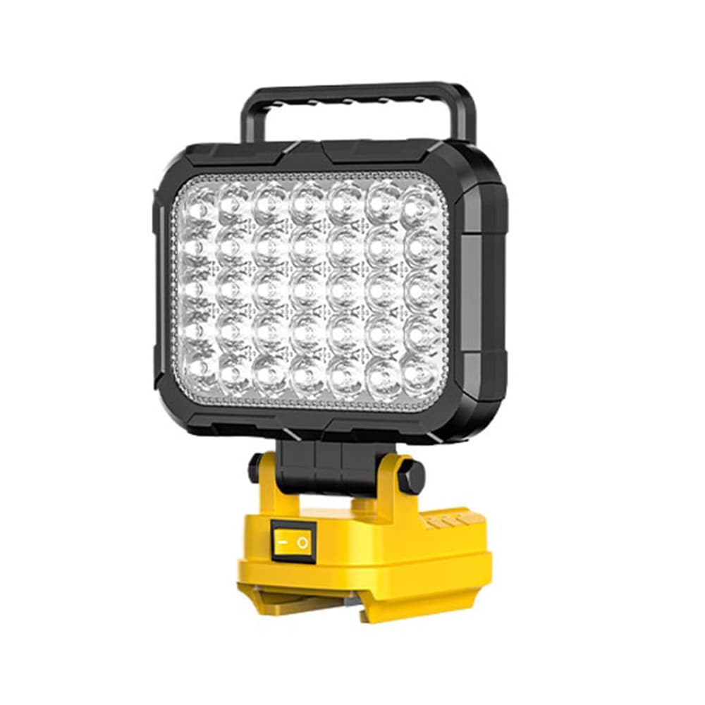 Yellow dewalt [35 lights] dual usb output