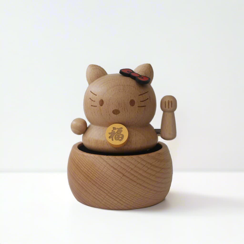 Lucky cat blessing