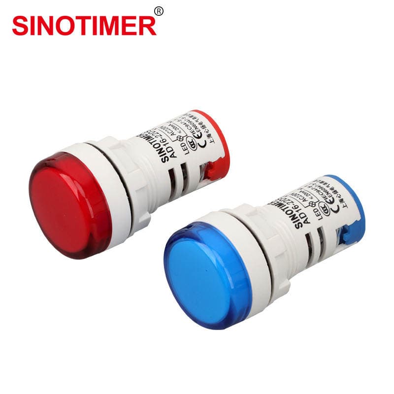 LED power indicator light AD16-22D/S AC DC signal light 220V/12V/24V/110V/380V 4