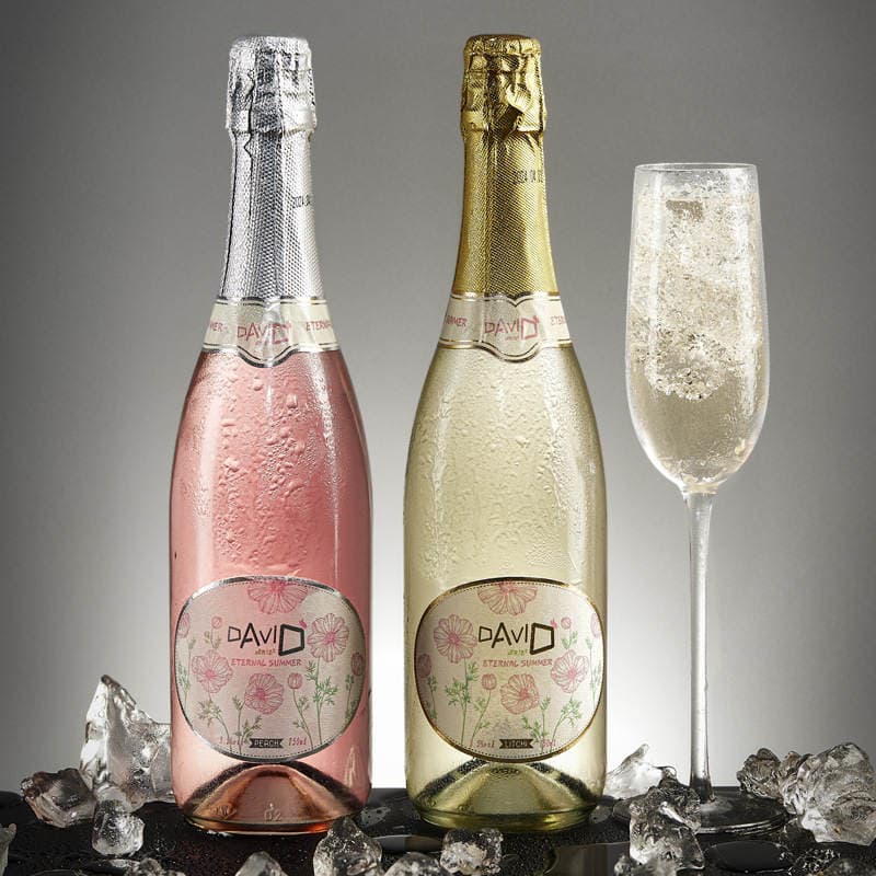 Jasmine grapefruit litchi peach sparkling wine sparkling wine taste sweet lady tipsy bar KTV low wine 1