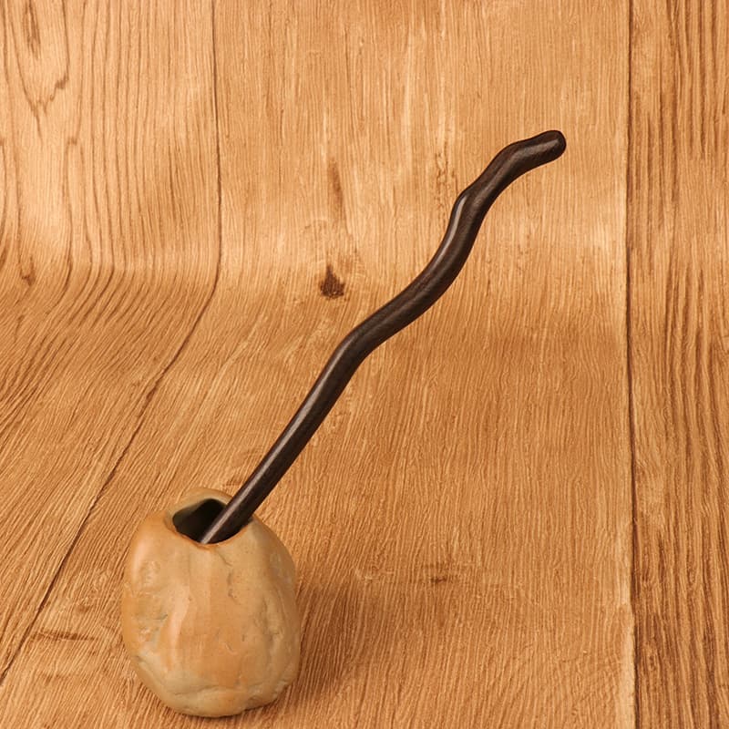 Natural ebony hairpin---tianzhi (21cm longer)