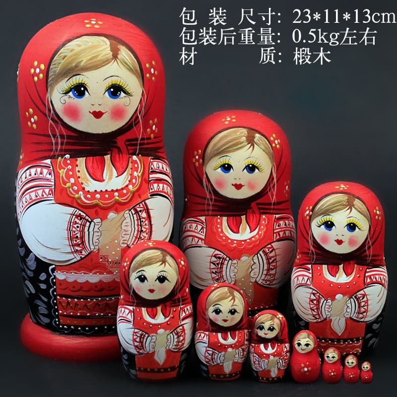 10-layer handkerchief girl (21cm height)