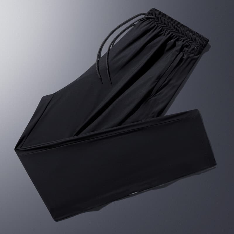 (ice silk quick-drying) solid color black