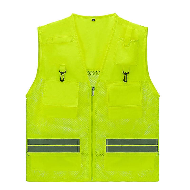 Photographers Can Print Logo on Advertising Vests, Multi-Pocket Storage Vests for Volunteers, Charity Organizations, Reflective Vests 4