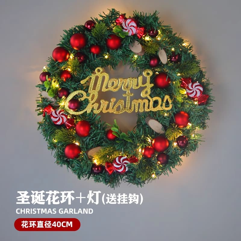 Christmas ball style-40cm [comes with light + hook]
