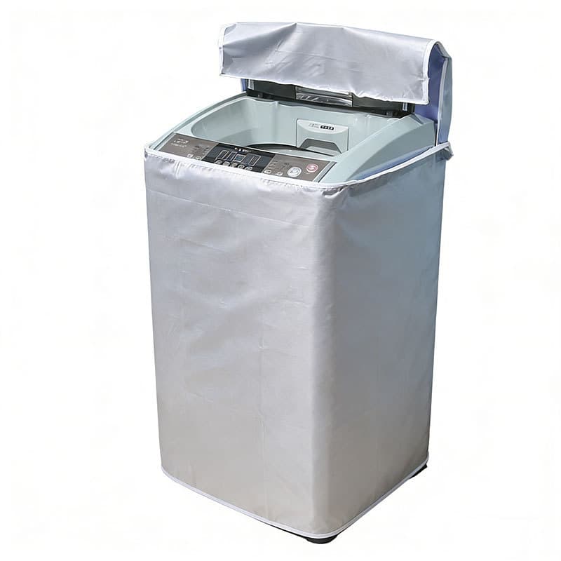 Solid silver grey silver-coated fabric (non-waterproof) - specifically for pulsator washing machines