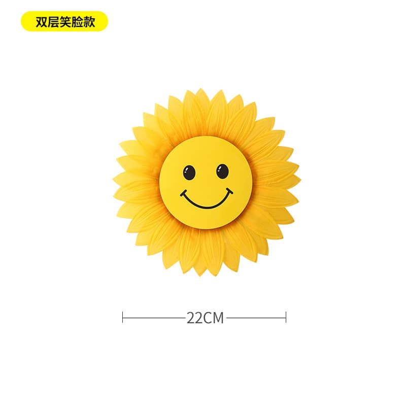 22cm [double-layered smiley face]