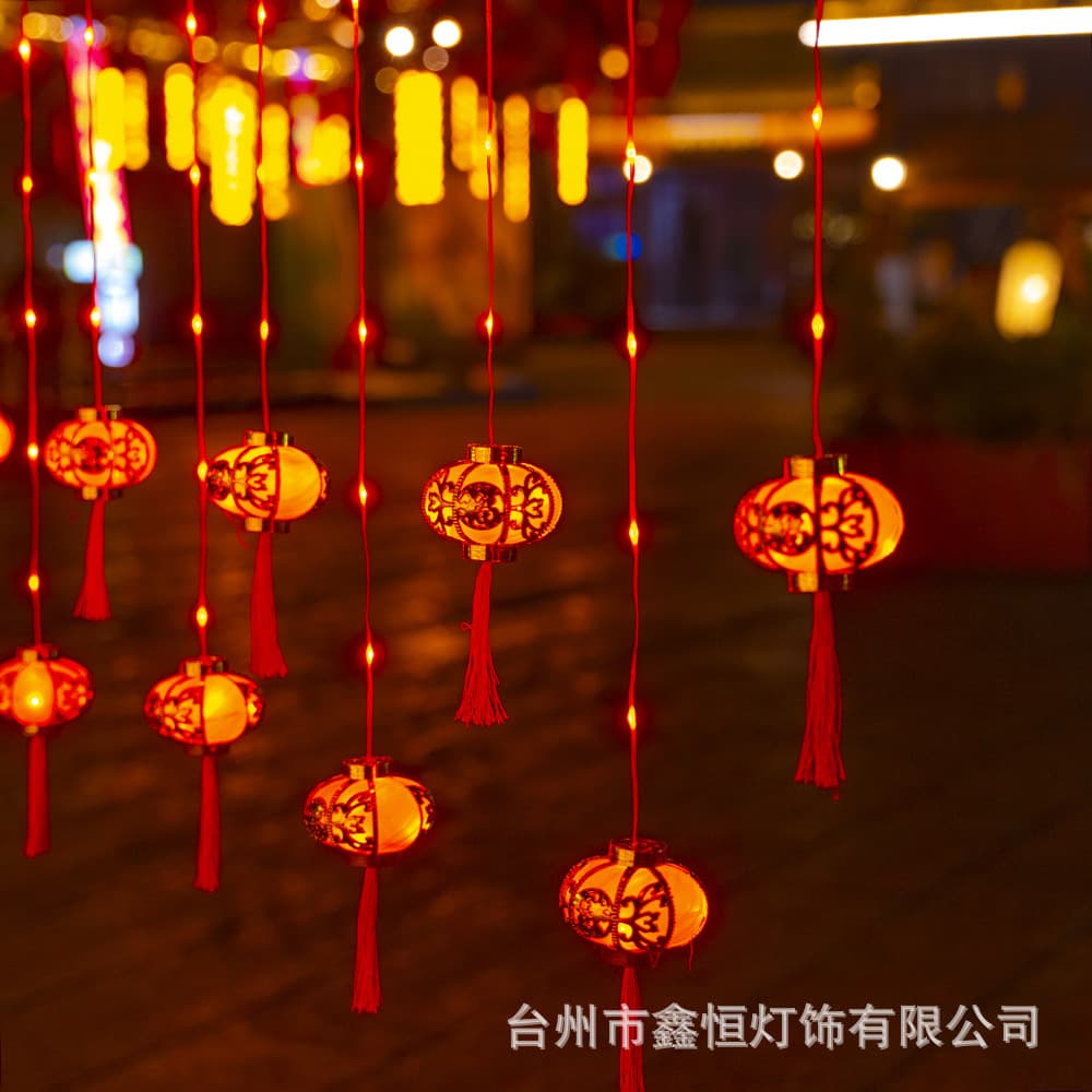 2026 new style 10 gold edge round lanterns