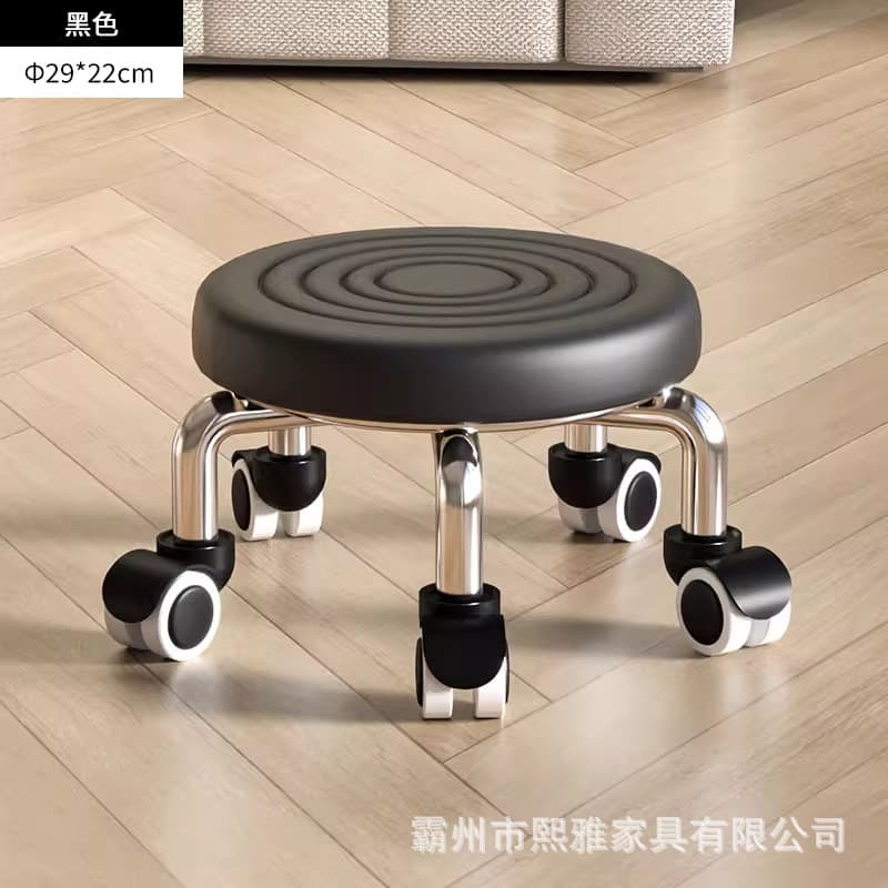 Water wave black (injection molded pp wheel) high 22cm