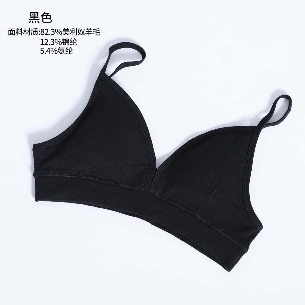 Black (core-spun yarn 82.3% wool)