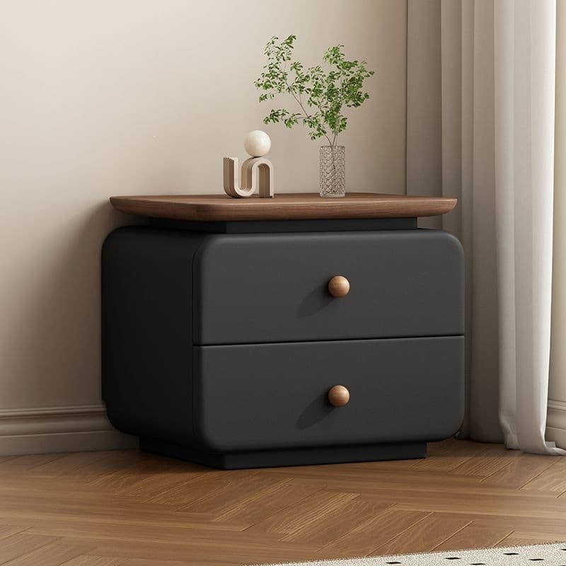 Black [high-density frame + solid wood drawer]