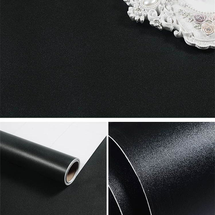 Thickened opaque black matte