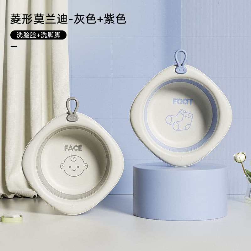 Morandi washbasin-Gray + purple [wash face and feet]]
