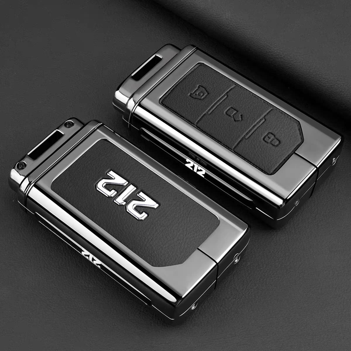 Black leather (single shell)
