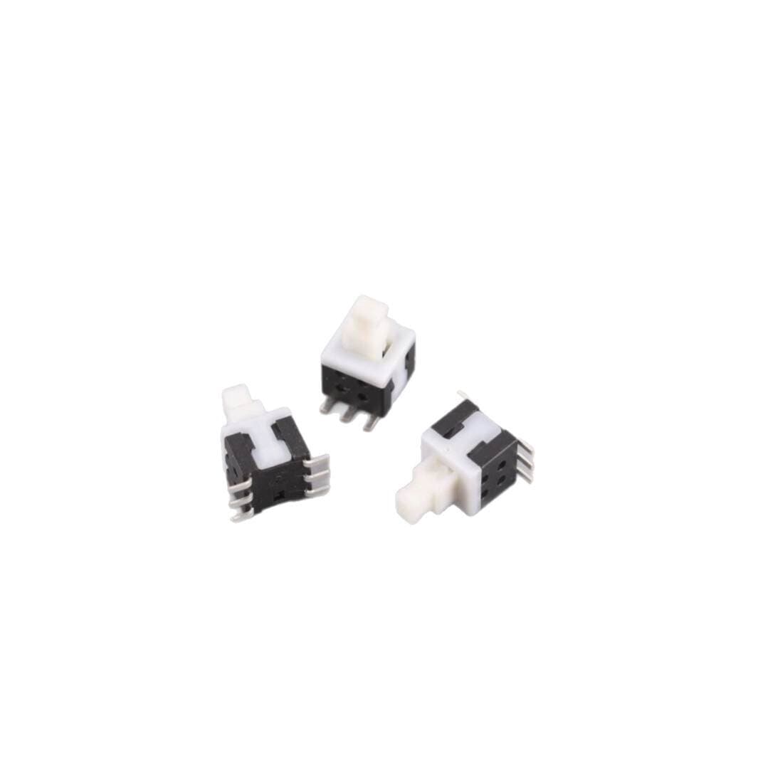 5.8×5.8 High-Head Surface-Mount Short-Leg Self-Locking Switch 6-Pin Vertical Button Switch Power Self-Locking Button Component 5