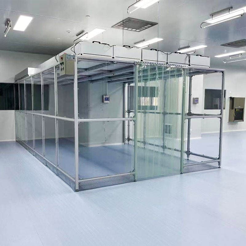 Air Purification Equipment Aluminum Profile Clean Room Ffu Dust-Free Workshop Purification Room Simple Clean Room Manufacturer Customization 2